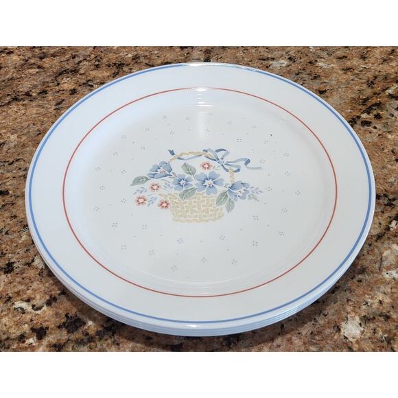 Corelle Country Cornflower (Set Of 12 Pieces) 1988-1993, Made In USA - Picture 4 of 16